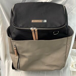 Petunia Pickle Bottom Black and Tan Backpack